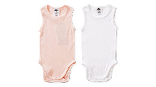 Organic Baby Singlet 5pk or Organic Singlet Suit 2pk 