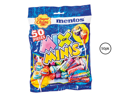 Chupa Chups or Mentos Minis 50pk/400g