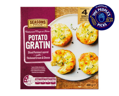 Seasons Pride Potato Gratin 4pk/400g