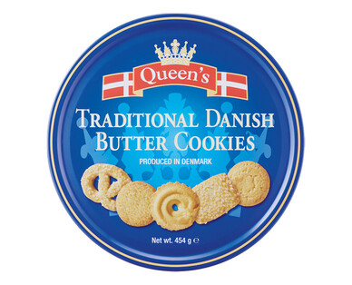 Queen’s Traditional Danish Butter Cookies 454g