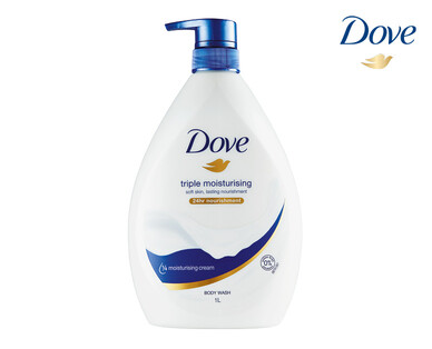 Dove Triple Moisturising Body Wash 1L