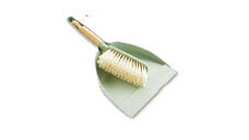 Bamboo Dustpan and Brush Set 