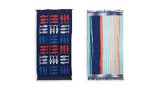 Velour Jacquard Fringed Beach Towel 