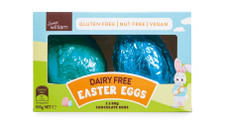 Sweet William Dairy Free Hollow Chocolate Easter Eggs 2pk/100g 