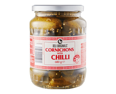 Cornichons with Chilli 680g