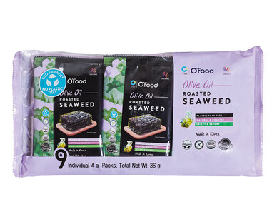 Olive Oil Roasted Seaweed 9 x 4g