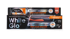 White Glo Charcoal Toothpaste Kit 