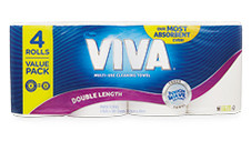 Viva Paper Towel Double Length 4pk 