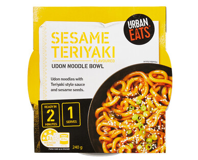 Urban Eats Sesame Teriyaki Udon Noodle Bowl 240g 