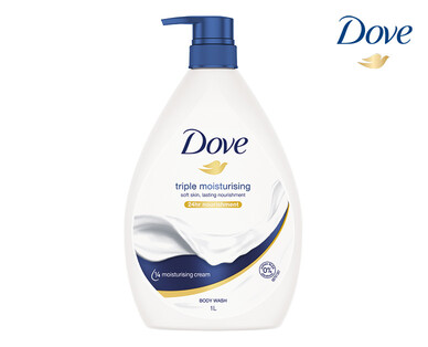 Dove Triple Moisturising Body Wash 1L