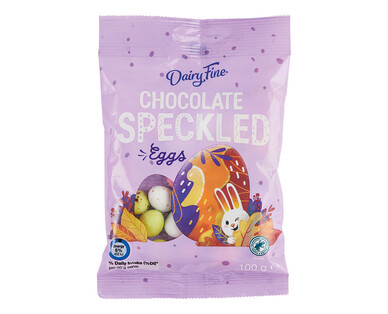 Dairy Fine Chocolate Speckled Eggs 100g