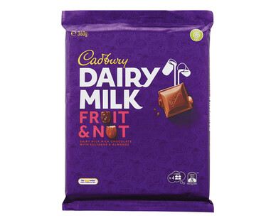 Cadbury Dairy Milk Fruit and Nut Chocolate Block 360g