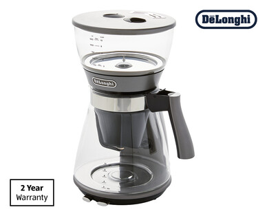 De Longhi Clessidra 2 in 1 Drip and Pourover Coffee Machine