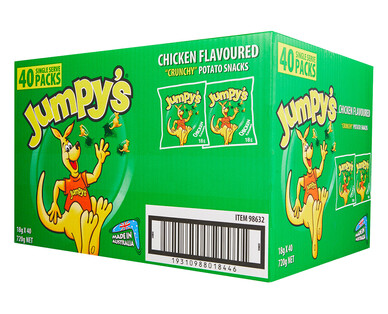 Jumpy’s Chicken Flavoured Snacks 40pk/720g