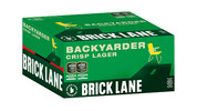 Brick Lane Backyarder Crisp Lager 12 x 355ml