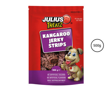 Julius Treatz Kangaroo Jerky Strips 500g 