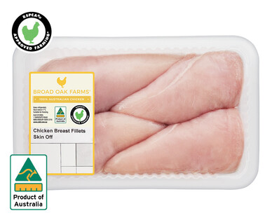 Broad Oak Farms RSPCA Approved Chicken Breast Value Pack per kg