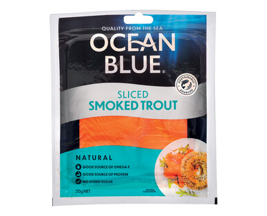 Ocean Blue Sliced Smoked Trout 50g