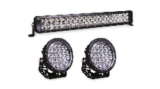 7" Osram Chip Driving Lights and 22" Osram Chip Bar Light Set 