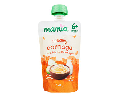 Mamia® Baby&#039;s First Breakfast 6mth+ Creamy Baby Porridge 120g