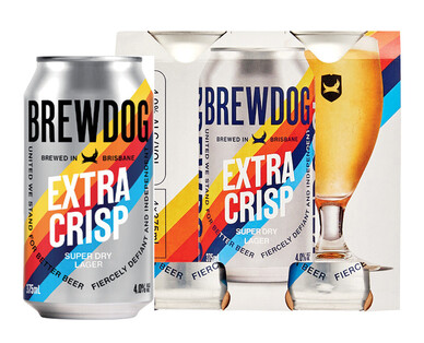 BrewDog Extra Crisp Lager 4 x 375ml