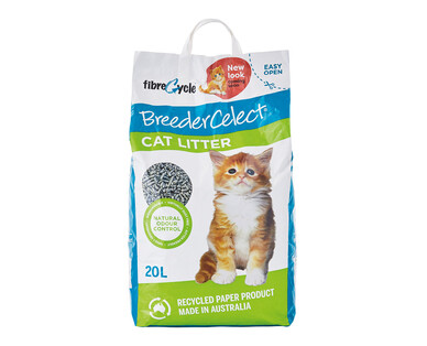 BreederCelect Recycled Paper Cat Litter 20L