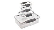 Clear Food Container Set 4pc