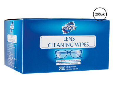 Lens Cleaning Wipes 200pk