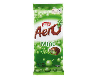 Nestlé Aero Mint Chocolate Block 118g