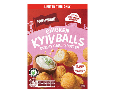 Farmwood Chicken Kyiv Balls with Cheesy Garlic Butter 400g