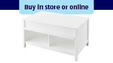 Lift Up Coffee Table – White 