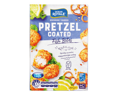 Ocean Royale Pretzel Coated Fish Bites 264g