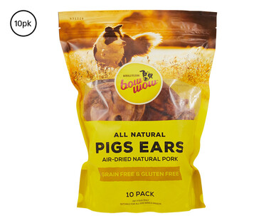 Bow Wow Pigs Ears 10pks