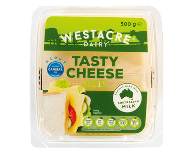 Westacre Dairy Tasty Cheese Slices 500g