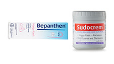 Sudocrem 125g or Bepanthen 100g 