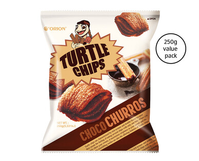 Orion Turtle Chips Choco Churro 250g