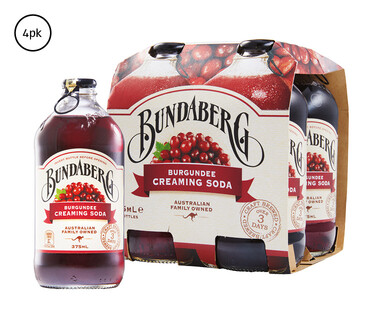 Bundaberg Creaming Soda 4x375ml