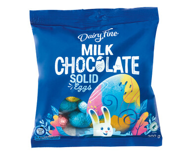 Dairy Fine Milk Chocolate Solid Eggs 300g