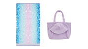 Terry Jacquard Beach Towel or Bag and Hat Set