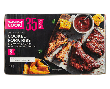 Ready, Set…Cook! BBQ Pork Ribs 650g