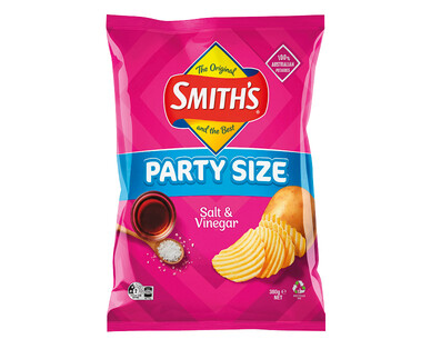 Smith’s Crinkle Cut Salt &amp; Vinegar 380g