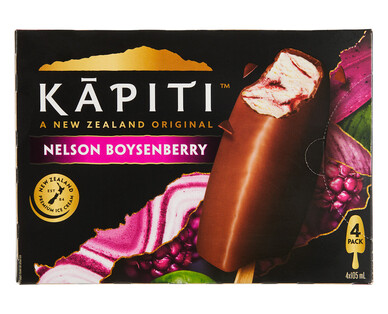 Kāpiti Nelson Boysenberry Ice Cream 4pk/420ml