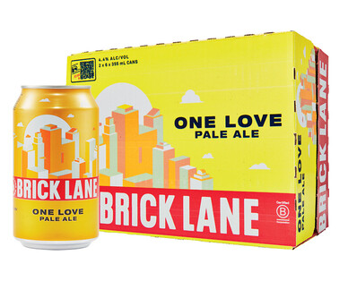 Brick Lane One Love Pale Ale 12 x 355ml