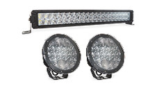 7" Osram Chip Driving Lights and 22" Osram Chip Bar Light Set 