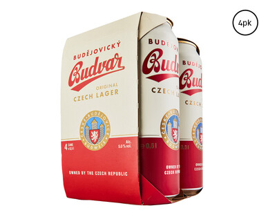 Budvar Budějovický 4 x 500ml