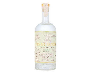 Poor Toms Sydney Dry Gin 700ml