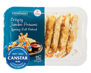 The Fishmonger Crispy Jumbo Prawns 200g