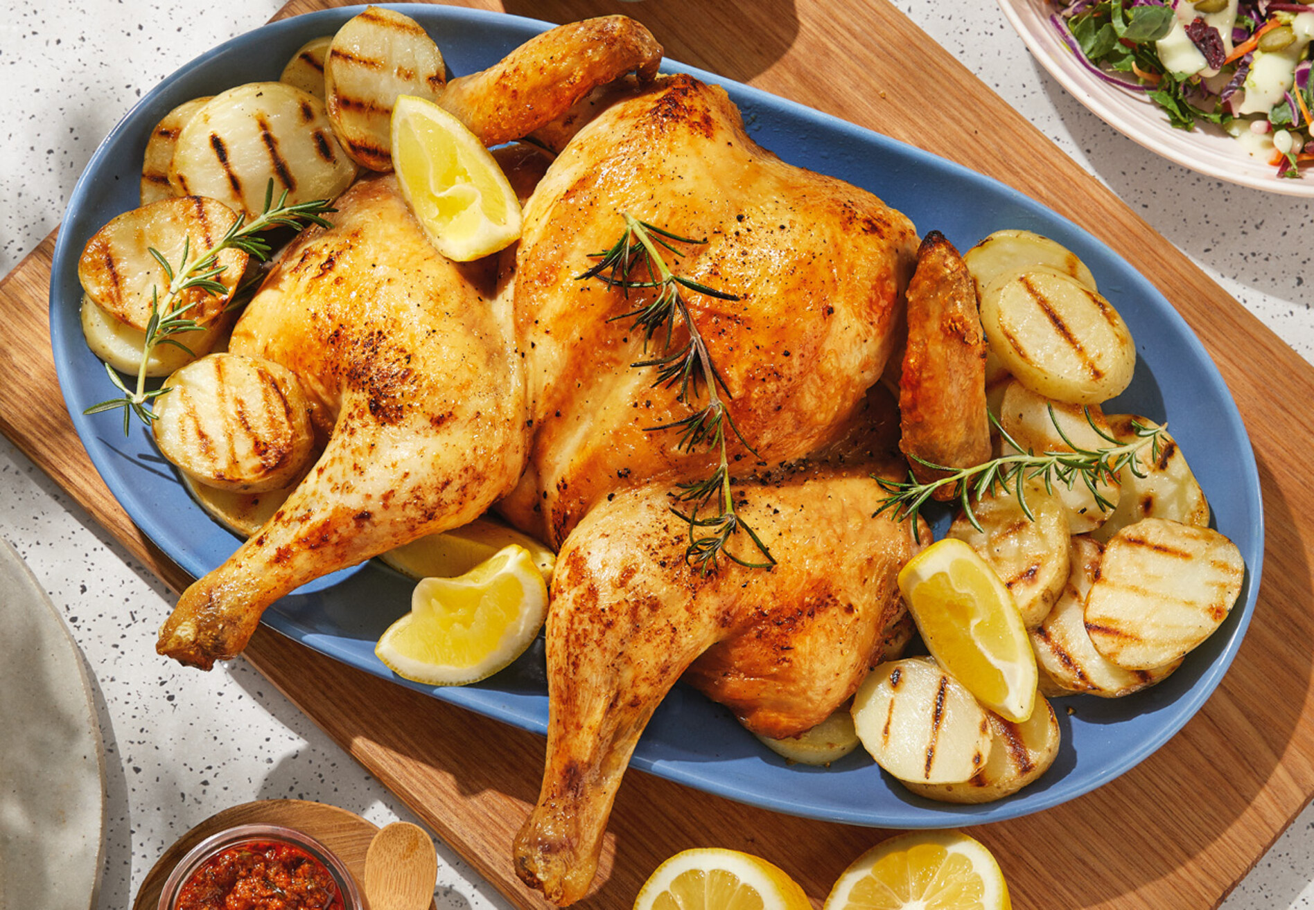 Grill butterflied chicken best sale