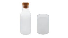 Frosted Glass Carafe or Tumblers 4pk 