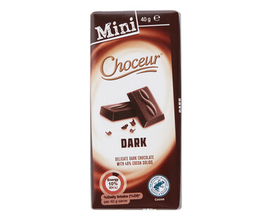 Choceur Dark Mini Chocolate Bars 5 x 40g